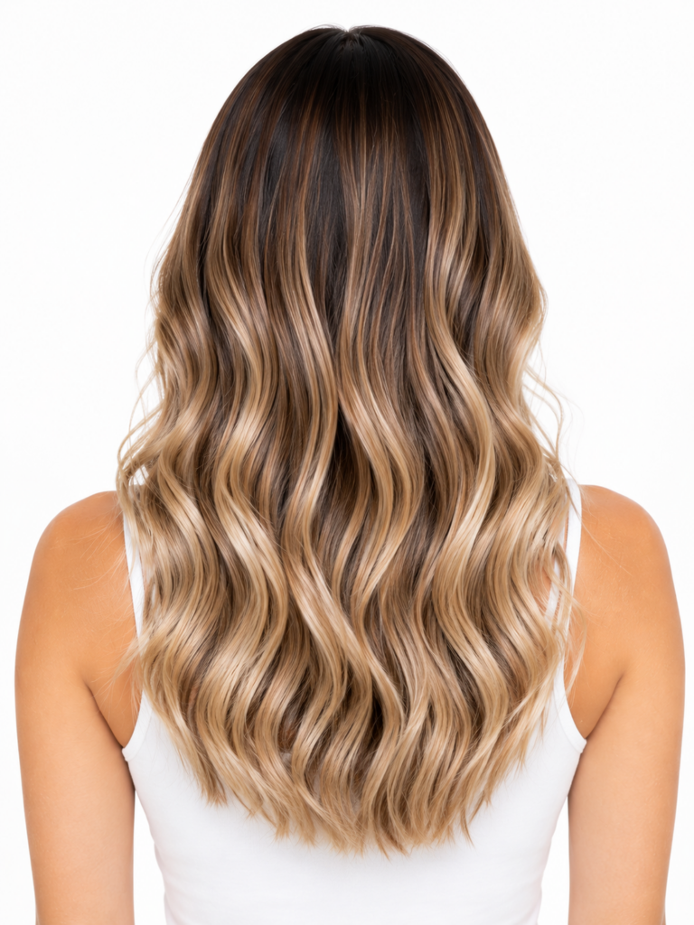 Hair Gloss After Balayage 